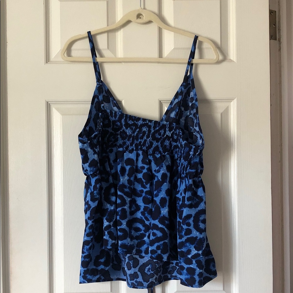 SHEIN Blue Animal Print Camisole - Picture 3 of 4